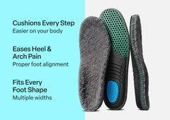 Men's Slipper Insoles - Gray