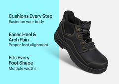 Quartz Hands-Free Work Boots - Black